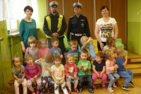 Wodzisławscy policjanci w przedszkolu nr 6